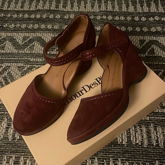 LaMour Des Pieds Collection Mulberry suede orva 7 - Picture 2 of 3